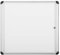 Bi-Office-Vitrine für den Innenbereich mit zusätzlichem, abschließbarem magnetischem Whiteboard, Größe: 748 x 686 mm - 6 x A4