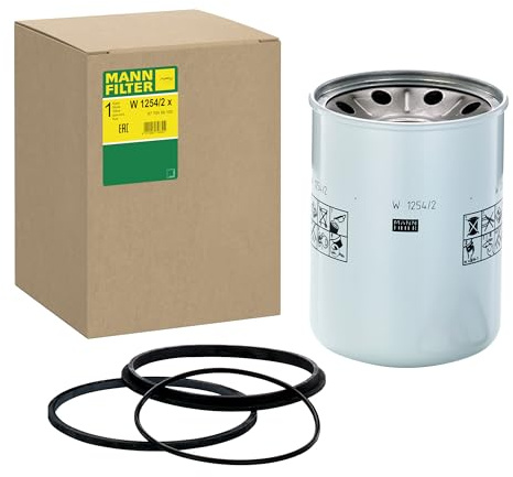 MANN-FILTER W 1254/2 x Oil Filter Hydraulics filter - for Off-Highway Applications