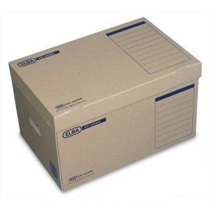 Elba 10 x Archiv-Box -Schachtel tric System 520x317x350mm Wellpappe naturbraun