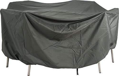 Stern Schutzhülle für Gartenmöbel, Sitzgruppe oval, uni grau, 210 x 250 x 90 cm, 2,6 ml, 454811