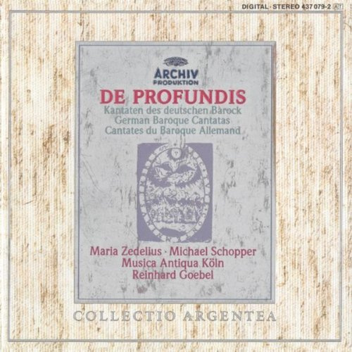 De Profundis German Baroque Cantatas (Schutz, Tunder, Bruhns, Weckmann, Strungk)