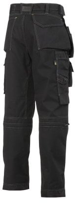 Snickers 32230404108, Floor layer Trousers - Black, 108, Short 108 (W39 L30)