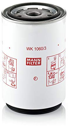 MANN-FILTER WK 1060/3 x Kraftstofffilter - für Lkw + Busse