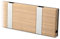 LoCa Garderobe Knax 4 Eiche (gekalkt) (Haken klappbar Alu) Garderoben-Leiste Kleiderhaken Flur modern Garderobenpaneel