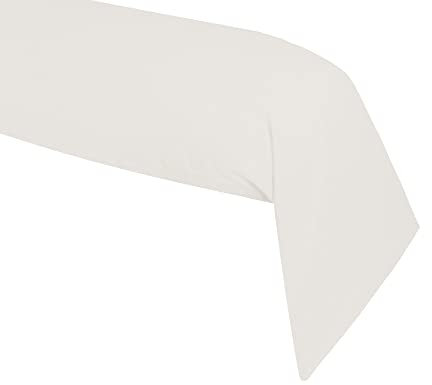 LOVELY CASA t34820001 Alicia Nackenrolle 45 x 185 100% CO 100% Baumwolle, Baumwolle, leinen, 185x45 cm