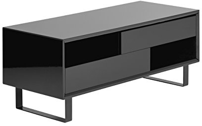 Premier Housewares High Gloss Coffee Table, Black