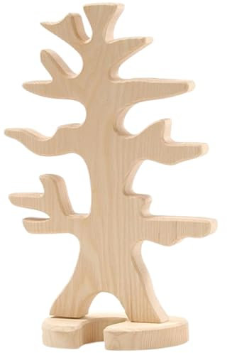 Ostheimer 3030 Gras Vogelbaum mit Stütze aus Holz Höhe 32cm Serie Landschaft & Gebäude