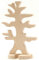 Ostheimer 3030 Gras Vogelbaum mit Stütze aus Holz Höhe 32cm Serie Landschaft & Gebäude