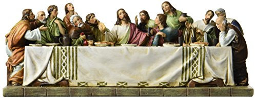 Last Supper Collection Joseph's Studio Jesus and The 12 Disciples at The Last Supper, 11.25-inch