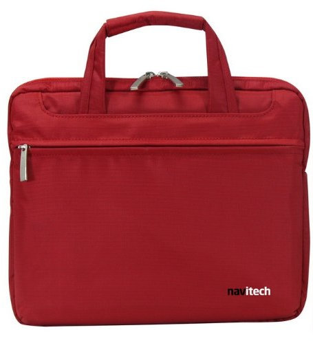 Navitech Sacoche de Transport Rouge imperméable Antichoc 10.2 à 12.1 Pouces Compatible avec Ordinateur Portable/Netbook Panasonic Viera Tablet Device