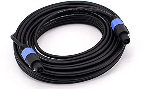 Lautsprecher-Kabel 20 Meter 2x 2,5mm² Speakon-Stecker SPK PA Speaker Professional Audiokabel Boxenkabel