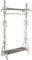 Nostalgie Garderobe Shabby Chic Garderobenständer altweiss Metallständer Regal aja005 Palazzo Exklusiv
