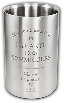 ECO FLASCHENKÜHLER Edelstahl Ø12cm Weinkühler Sektkühler Champagnerkühler Kühler 21