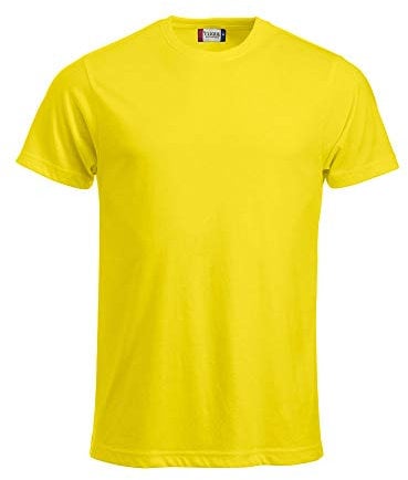 CliQue Herren New Classic T-Shirt, gelb, XL