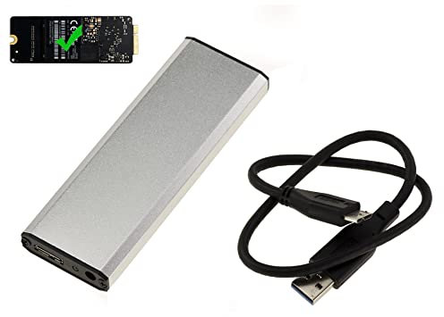 KALEA-INFORMATIQUE Boitier pour SSD de Mac Pro 2012 vers USB3 (USB 3.0 5G) pour SSD de Mac Pro 2012 en 8+18 Broches