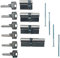 Iseo 5900/9500-SB Sicherheits-Profilzylinderset, 4 Stück