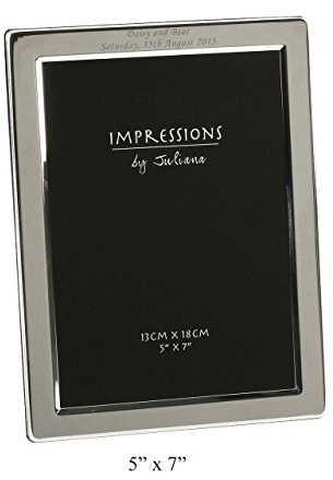 Widdop Bingham Photo Frame Impressions,Silver, 5 x 7