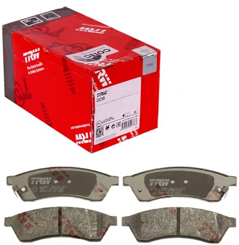 TRW GDB4172 Brake Pad Set of 4 Compatible for Chevrolet Epica (KL1_) 2004-2011 Rear Axle and Other Vehicles