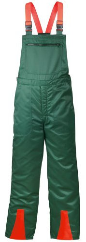 Premium Schnittschutzhose Latzhose Erle Schnittschutz - Gr. 56