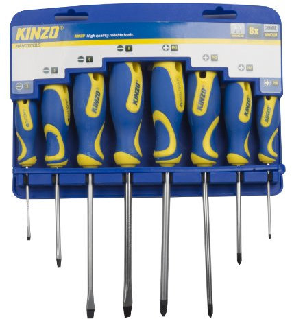 KINZO 54148 - Juego de destornilladores