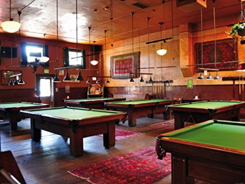 1art1 Billard Pool Saloon, 2-Teilig Fototapete Poster-Tapete 240x180 cm