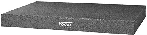 Vogel Germany – Test-Granitplatten DIN 876, Grad 0, 300 mm x 300 mm x 50 mm