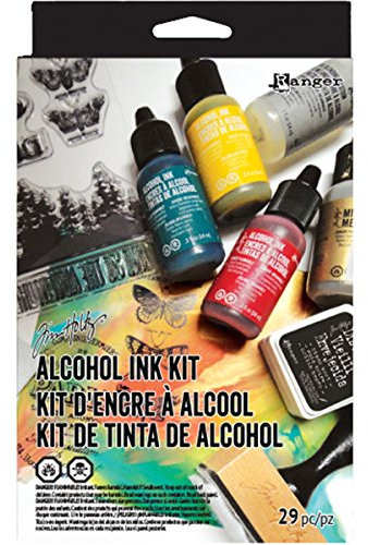 Ranger Distress Alcohol Ink Kit, Synthetic Material, Multicoloured, 19 x 11.5 x 3.9 cm