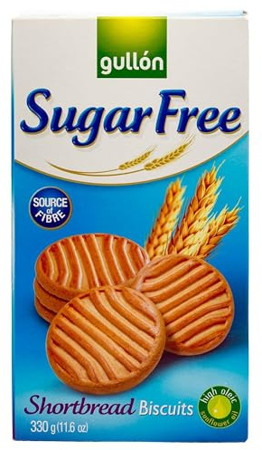 Gullon Sugar Free Shortbread Biscuits 330g Pack