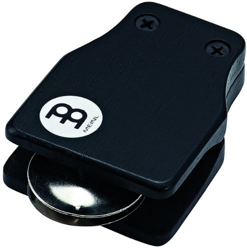 Meinl Percussion Cajon Jingle Castanet - Castagnetten für Cajon mit Schellen - Cajon Add-on/Cajon Zubehör - Federmechanismus - Stahl-Schellen, Siam-Eiche, Schwarz (WJC1-M)