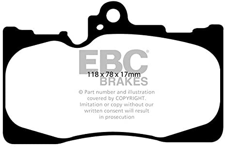 EBC Brakes DP31589C Red stuff Brake Pads