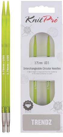KnitPro Trendz Interchangeable Circular Needles 5 (13cm) | 3.75mm