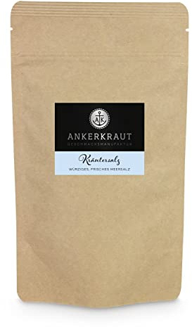 Ankerkraut Kräutersalz, 250 g im Beutel - klassisches Kräutersalz mit Meersalz, Oregano, Rosmarin, Basilikum, Petersilie, Knoblauch, Thymian