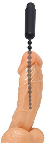 Dark Rod Vibrating Beaded Silicone Sound