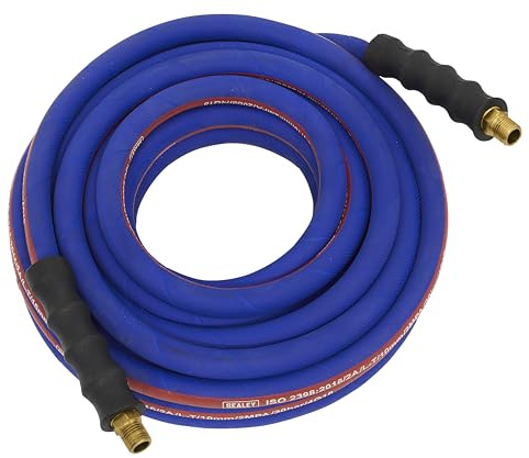 Sealey Extra-Heavy-Duty Air Hose 15m x Ø10mm with 1/4 BSP Unions - AH15R/38