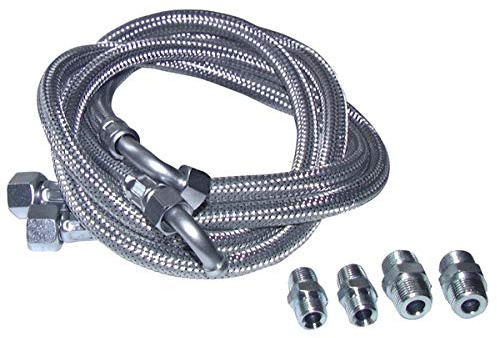 Expert by net - Latiguillos gasoil - 2 x latiguillos recodo 1000mm con 4 empalmes