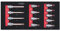 KS Tools SCS 1/2'' Bit-Stecknuss-Satz, 13-tlg. in 1/3 Systemeinlage