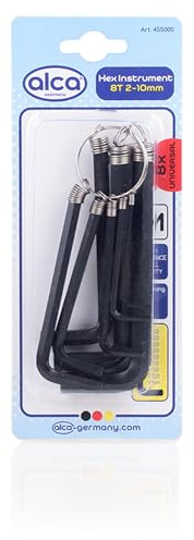 alca® Innen-Sechskantschlüssel 8 Stück 2-10 mm