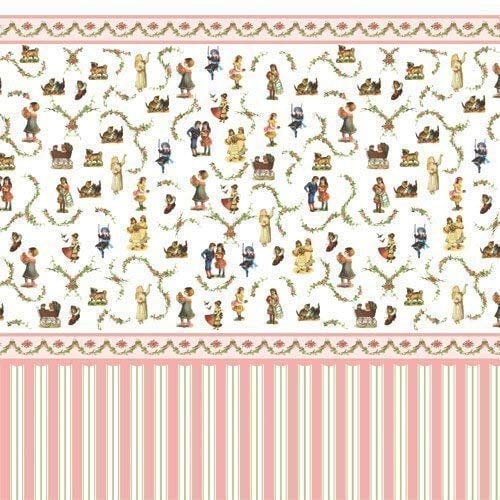The Dolls House Emporium Victorian Nursery Wallpaper