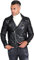 D'Arienzo Chiodo Pelle Nera Uomo Biker Motociclista Vera Pelle Made in Italy Chiodo Nero/54