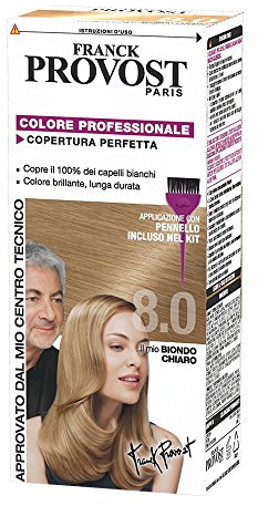 Franck Provost Colorazione Permanente Capelli, 8.0 Biondo Chiaro
