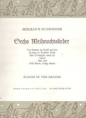 6 Weihnachtslieder: für Klavier zu 4 Händen