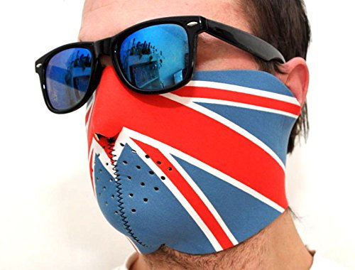Neopren Maske England Biker Windschutz by schenkfix