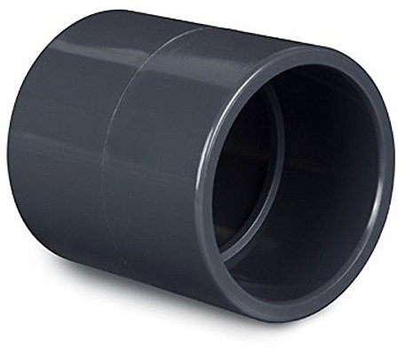 10x PVC Muffe Ø 50mm Verbindungsmuffe Fitting Koi Teich Filter Aquarium