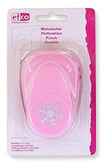 efco Flocon de Neige Stanzer, pink, 6,8x9,7 cm