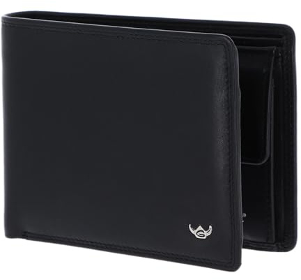 Golden Head Leder Geldbörse Polo Scheintasche 1138 Schwarz