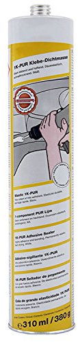 Förch Klebe-Dichtmasse 1K-PUR - Weiss - 380G - Haftstarke Klebe-Dichtmasse auf Polyurethanbasis