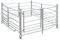 vidaXL Steckfixhorde Schafgatter Schaf Panel Pferch verzinkt Stahl 137x137x92 cm