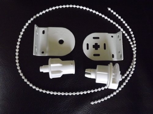 Blindspares Standard Roller Blind Brackets and Chain for 32mm Tube.