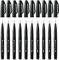 Pentel SES15C-A - Brush Sign Pen Faserschreiber, 10 Stück, schwarz