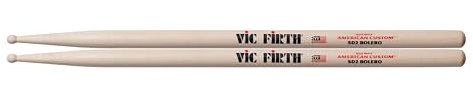 Vic Firth - Baquetas de la serie American Custom® SD2 - Bolero - Arce - Punta de Madera